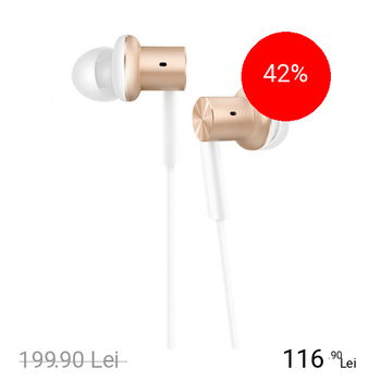 XIAOMI Casti Audio In Ear Mi Piston Pro Auriu, XIAOMI