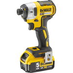 Masina de insurubat, cu impact, motor fara perii, DeWalt DCF887P2-QW, cu 2 acumulatori, 18 V, 5 Ah