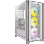CR Case iCUE 4000X RGB Mid-Tower White