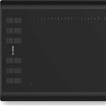 Tableta  Grafica H1060P   5080lpi Stilou Presiune 8192   USB Negru, HUION