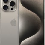 Telefon mobil iPhone 15 Pro 1TB Natural Titanium, Apple