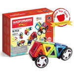 Set magnetic de construit- Magformers Wow 16 piese, Clicstoys, 2-3 ani +, Clicstoys