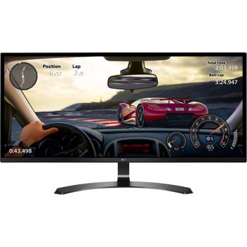 Monitor LED IPS LG 34", UltraWide Full HD, HDMI, 75Hz, HDR, FreeSync, Negru, 34WL500B