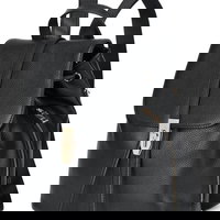 Rucsac de piele cu bretele ajustabile Milo, Ciel