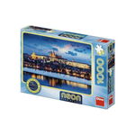 Puzzle Neon - Castelul Praga (1000 piese), Dino