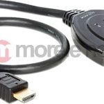 Cablu Delock, HDMI tata/3 x HDMI mama, 60cm, Negru, Delock