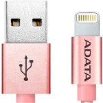 Cablu de date / adaptor ADATA USB Male la Lightning Male, MFi, 1 m, Gold