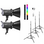 Godox Litemons LA200Bi Bi-color LED Light cu stativ