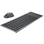 Kit tastatura si mouse Dell KM7120W, Wireless, Titan grey, DELL