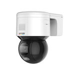 Camera supraveghere IP WiFi Speed Dome PTZ Hikvision AcuSense ColorVu DS-2DE3A400BWDEWS5, 4 MP, 4 mm, lumina alba 30 m, microfon, slot card, PoE, 16x