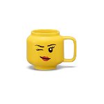 Cană pentru copii galben din ceramică 255 ml Head – LEGO®, LEGO®