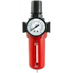Reductor de presiune cu filtru de apa pneumatic 1/4", VERKE
