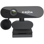 Camera web E-BODA CW100, Full HD 1080p, negru