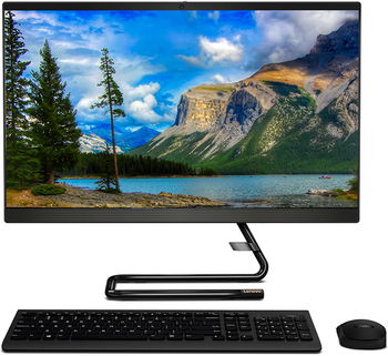 Sistem All-In-One Lenovo 22" IdeaCentre A340-22IWL, FHD, Procesor Intel® Core™ i5-8265U 1.6GHz Whiskey Lake, 8GB DDR4, 1TB HDD + 128GB SSD, GMA UHD 620, Camera Web, FreeDos