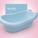 Set cadita Little Mom cu hamac si termometru pentru copii Sky Blue, Little Mom