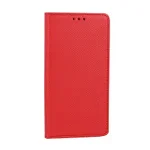 Husa Smart Book Case pentru Samsung A13 4G, cu inchidere magnetica, piele ecologica, Rosie, Oem