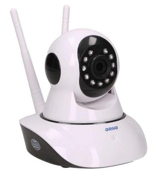 Camera wireless IP ORNO OR-MT-GV-1807, interior, HD, 5V, IP20, iluminare noaptea, alb