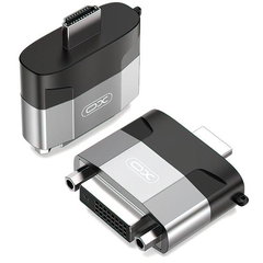 Adaptor de conversie Video HDMI la DVI XO Design GB013 Gri