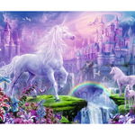 Puzzle Unicorn Cu Sclipici, 100 Piese