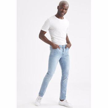 Blugi super skinny cu aspect decolorat