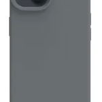 Husa din silicon compatibila cu iPhone 12 Pro Max, silk touch, interior din catifea, camera bump, Gri, X-Level