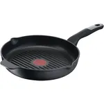 Tigaie grill Tefal Unlimited, Thermo-Signal, Thermo-Fusion, invelis antiaderent din titan, 26 cm
