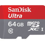 Card de Memorie SanDisk Ultra microSD, 64GB, Class 10