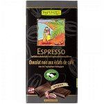 Ciocolata bio amaruie 55% cacao cu espresso, 80g, Rapunzel, Rapunzel
