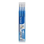 Set cu 3 rezerve pentru roller Pilot Frixion Ball si Clicker, 0,7 mm, bleumarin PBLS-FR7BB-S3, 
