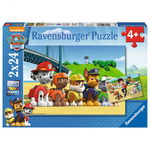 Puzzle Ravensburger - Paw Patrol 2 in 1 2x24 piese