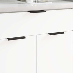 vidaXL Mânere 725 pcs Negru 120 x 39.6 x 17 mm Aluminiu, vidaXL