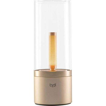 Lampa LED de veghe Yeelight Atmosphere, Bluetooth, cu acumulator 2100 mAh, incarcare USB, 6.5W, lumina calda (1800K), Auriu