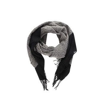 Esarfa negru cu gri Pieces Play