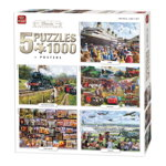 Puzzle 5x1000 piese Classic Collection kg05210