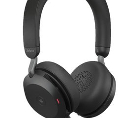 Casti Wireless Jabra, Evolve2 85 MS + Link 380a, Bluetooth, Microfon activ, Negru
