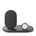 Incarcator Wireless Charger Belkin WIZ016vfBK 3-in-1 pentru dispozitive Apple Black, Belkin