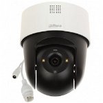Camera supraveghere IP mini Speed Dome PT Dahua Full Color TiOC SD2A500-GN-A-PV, 5 MP, lumina alba 30 m, 4 mm, slot card, PoE, Dahua