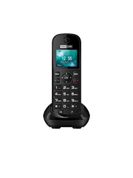 Telefon fix Maxcom MM35D, Single SIM, 2G, TFT 1.7 inch, speaker, Negru