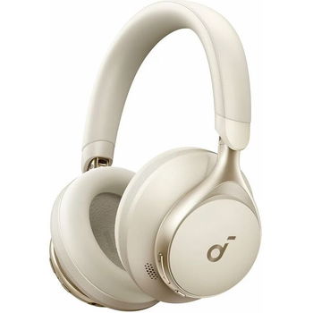 Casti Wireless Over-Ear Anker Soundcore Space One Adaptive Active Noise Cancelling LDAC Hi-Res Bluetooth 5.3 Alb
