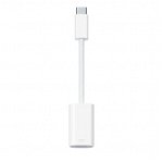 Adaptor Apple MUQX3ZM/A, USB-C - Lightning (Alb), Apple