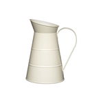 Carafă din email Kitchen Craft Nostalgia, 2,3 l, crem