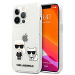 Husa de protectie Karl Lagerfeld Karl &Choupette pentru Apple iPhone 13 Pro, Transparenta