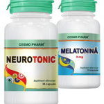 Neurotonic, 30 capsule + Melatonina 3 mg, 10 capsule (promotie), COSMO PHARM