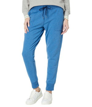 Imbracaminte Femei LLBEAN Bean\'s Cozy Joggers Marine Blue Heather, L.L.BEAN