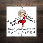 Ceas personalizat de pensionare, 1