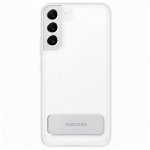 Husa telefon Samsung, Clear Standing Cover pentru Samsung Galaxy S22+, Transparent, Samsung