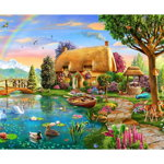 Puzzle Bluebird - Lakeside Cottage, 1.000 piese (70167), Bluebird