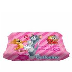 Cottonino Servetele Umede Tom Si Jerry 72 Buc. Bubble Gum Engros, 