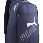 Puma, Rucsac cu model logo Phase -22 L, Alb, Albastru marin