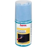 Kit curatare ecrane spray si laveta Hama 99095878 200 ml, Hama
